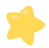 yellow star tilted right