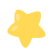 yellow star tilted