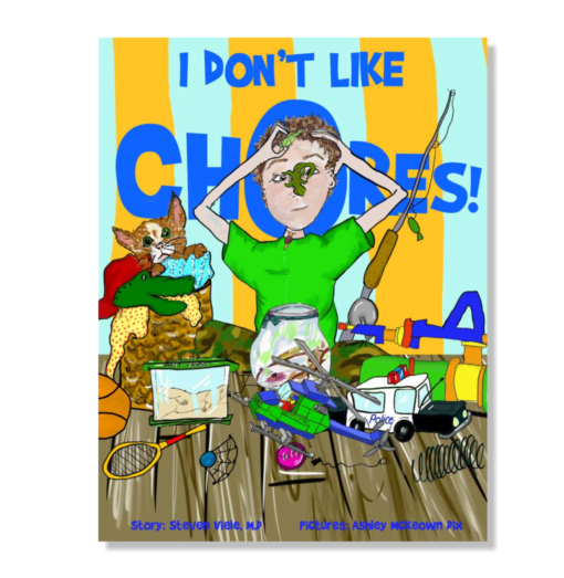 i dont like chores inside cover childrens book product page