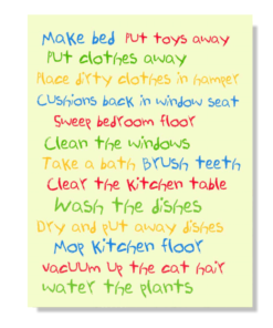 i dont like chores list childrens book product page